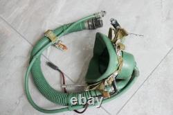 Original Chinese PLAAF Fighter Pilot Helmet, Oxygen Mask YM-9915