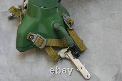 Original Chinese PLAAF Fighter Pilot Helmet, Oxygen Mask YM-9915G