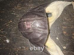 Original Dated 1940 WWII LUFTWAFFE GERMAN Pilot's Flight HELMET Siemens