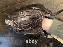 Original Dated 1940 WWII LUFTWAFFE GERMAN Pilot's Flight HELMET Siemens