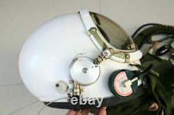 Original Fighter Pilot Flight Helmet, Drop-down Black sunvisor No. 0506158