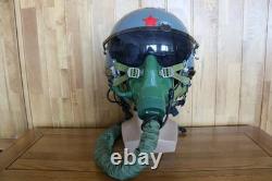 Original Fighter Pilot Flight Helmet, Oxygen Mask