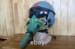 Original Fighter Pilot Flight Helmet, Oxygen Mask
