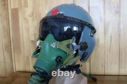 Original Fighter Pilot Flight Helmet, Oxygen Mask