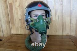 Original Fighter Pilot Flight Helmet, Oxygen Mask
