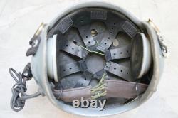 Original Fighter Pilot Flight Helmet, Oxygen Mask