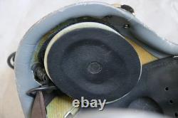 Original Fighter Pilot Flight Helmet, Oxygen Mask