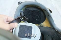 Original Fighter Pilot Flight Helmet, Oxygen Mask