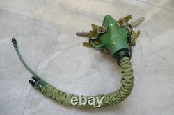 Original Fighter Pilot Flight Helmet, Oxygen Mask