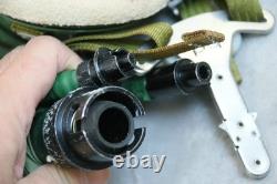 Original Fighter Pilot Flight Helmet, Oxygen Mask