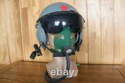 Original Fighter Pilot Flight Helmet, Oxygen Mask YM-5