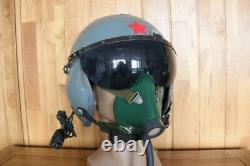 Original Fighter Pilot Flight Helmet, Oxygen Mask YM-5