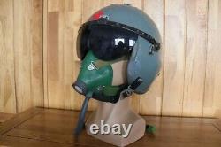 Original Fighter Pilot Flight Helmet, Oxygen Mask YM-5