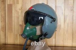 Original Fighter Pilot Flight Helmet, Oxygen Mask YM-5