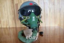 Original Fighter Pilot Flight Helmet + Oxygen Mask YM-9915G