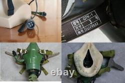 Original Fighter Pilot Flight Helmet + Oxygen Mask YM-9915G