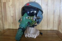 Original Fighter Pilot Flight Helmet + Oxygen Mask YM9915G