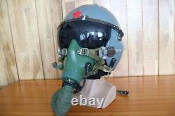 Original Fighter Pilot Flight Helmet, Oxygen Mask Ym-9915G