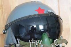 Original Fighter Pilot Flight Helmet, Oxygen Mask Ym-9915G