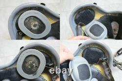 Original Fighter Pilot Flight Helmet, Oxygen Mask Ym-9915G