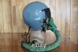 Original Fighter Pilot Flight Helmet, Oxygen Mask Ym-9915g