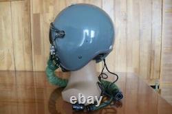 Original Fighter Pilot Flight Helmet, Oxygen Mask Ym-9915g