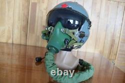 Original Fighter Pilot Flight Helmet, Oxygen Mask Ym-9915g