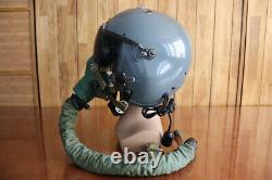 Original Fighter Pilot Flight Helmet Sunvisor, Oxygen Mask Ym-9915g