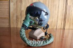 Original Fighter Pilot Flight Helmet Sunvisor, Oxygen Mask Ym-9915g