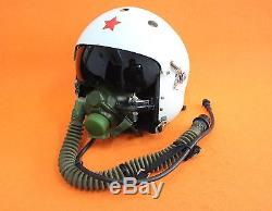 Original Flight Helmet Air Force Pilot Helmet SIZE1# XXL OXYGEN MASK YM-6M