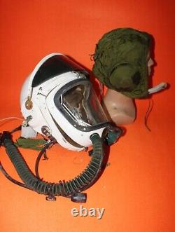 Original High Altitude Fighter Pilot Flight Helmet + Hat $ 199.9