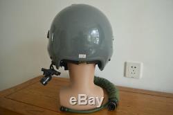 Original High Altitude Fighter Pilot Flight Helmet, Oxygen Mask