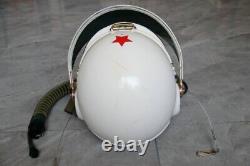 Original High Altitude Fighter Pilot Flight Helmet, Pull Down Sunvisor