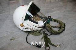 Original High Altitude Fighter Pilot Flight Helmet, Pull Down Sunvisor