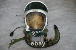 Original High Altitude Fighter Pilot Flight Helmet, Pull Down Sunvisor, fly suit