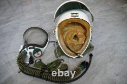 Original High Altitude Fighter Pilot Flight Helmet, Pull Down Sunvisor, fly suit