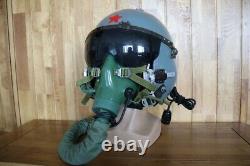 Original High Altitude Fighter Pilot Helmet(1#/Largest) Oxygen Mask Ym-9915G