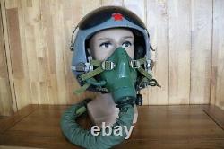 Original High Altitude Fighter Pilot Helmet(1#/Largest) Oxygen Mask Ym-9915G