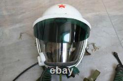 Original High altitude MiG-21 Fighter Pilot Flight Helmet, 1# No. 0401059