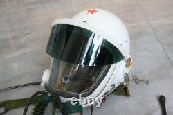 Original High altitude MiG-21 Fighter Pilot Flight Helmet, 1# No. 0401059