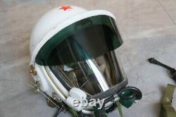 Original High altitude MiG-21 Fighter Pilot Flight Helmet, 1# No. 0401059