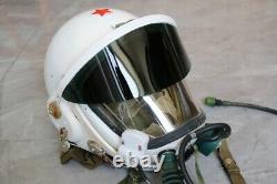 Original High altitude MiG-21 Fighter Pilot Flight Helmet, 1# No. 0606065