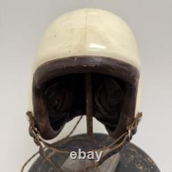 Original Indochina Korea M1948 French Air Force Gueneau Pilot Flight Helmet