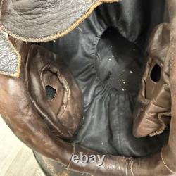 Original Indochina Korea M1948 French Air Force Gueneau Pilot Flight Helmet