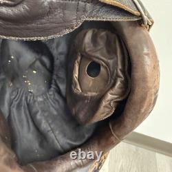 Original Indochina Korea M1948 French Air Force Gueneau Pilot Flight Helmet