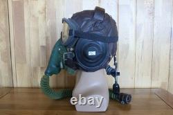 Original MiG-15 Pilot Leather Flight Helmet, Oxygen Mask 6502, Goggles