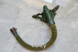 Original MiG-15 Pilot Leather Flight Helmet, Oxygen Mask 6502, Goggles
