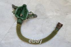 Original MiG-15 Pilot Leather Flight Helmet, Oxygen Mask 6502, Goggles