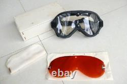 Original MiG-15 Pilot Leather Flight Helmet, Oxygen Mask 6502, Goggles