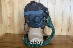 Original MiG-15 Pilot Leather Flight Helmet, Oxygen Mask, Goggles